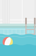 Image showing Background of swimming pool.