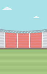 Image showing Background of football stadium.