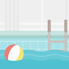 Image showing Background of swimming pool.