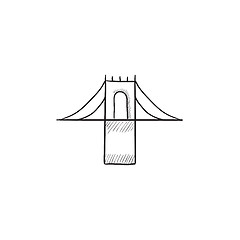 Image showing Bridge sketch icon.