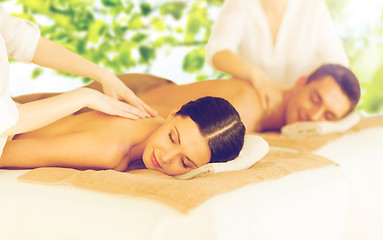 Image showing couple in spa