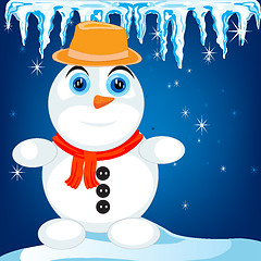 Image showing Snow person
