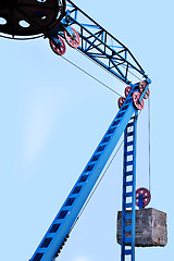 Image showing Counterweight on the cable car