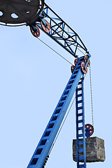 Image showing Counterweight on the cable car