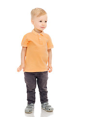 Image showing happy little boy in casual clothes