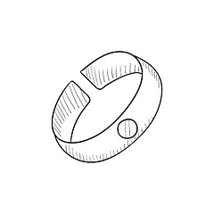 Image showing Bracelet sketch icon.