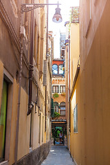 Image showing The Narrow Streets of Venice