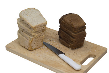 Image showing bread on a board