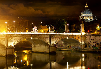 Image showing Bridge Vittorio Emanuele and Vatican