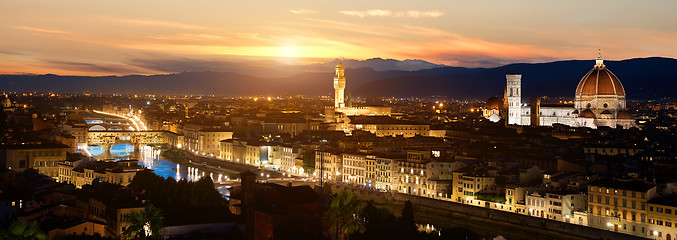 Image showing Panorama of Florence
