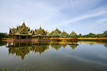 Image showing Pavilion of the Enlightened in Ancient city in Bangkok