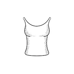 Image showing Singlet sketch icon.