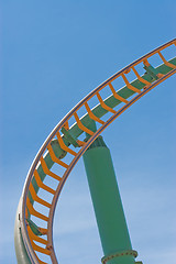 Image showing Rollercoaster Track