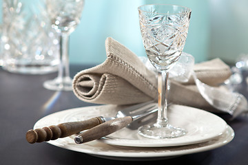 Image showing elegant table setting