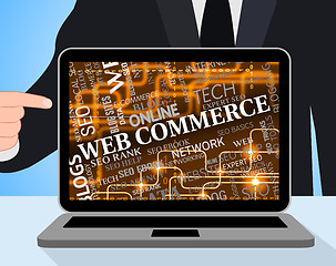 Image showing Web Commerce Means Online Buy And Www