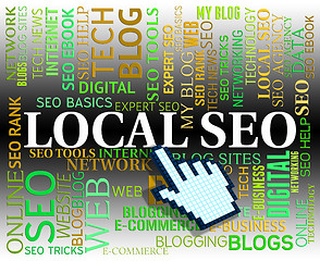 Image showing Local Seo Means Web Site And City