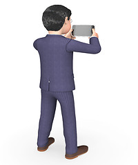 Image showing Photo Businessman Indicates Photograph Picture And Executive 3d 