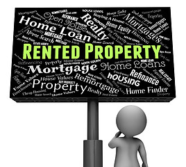 Image showing Rented Property Represents Real Estate And Apartments