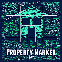 Image showing Property Market Shows For Sale And Apartments