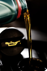 Image showing Fresh motor oil