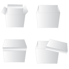 Image showing Much boxes from paperboard