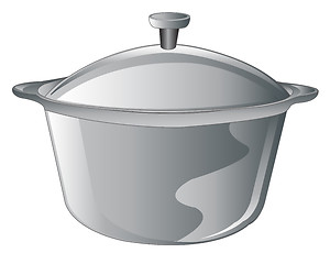 Image showing Saucepan on white
