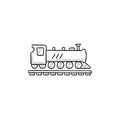 Image showing Train sketch icon.