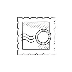 Image showing Philately sketch icon.