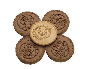 Image showing five cookies
