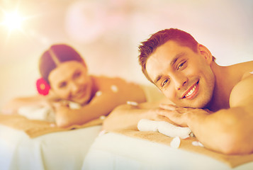 Image showing couple in spa