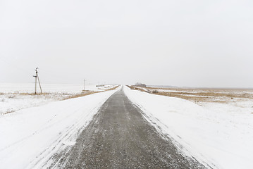 Image showing foggy road