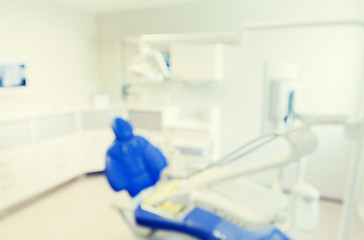 Image showing blurred modern dental clinic office interior bokeh