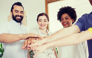 Image showing happy creative team in office