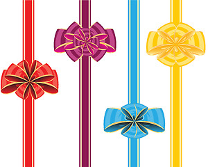 Image showing Holiday ribbon and bow