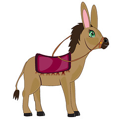 Image showing Cartoon animal burro