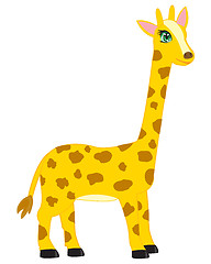 Image showing Cartoon animal giraffe