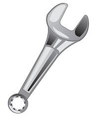 Image showing Wrench on white