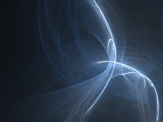 Image showing Fractal light wave