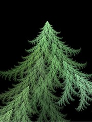 Image showing Christmas tree fractal