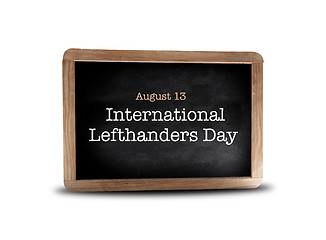 Image showing International Lefthanders Day 