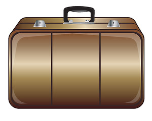 Image showing Gray valise