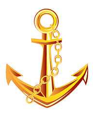 Image showing Anchor from gild