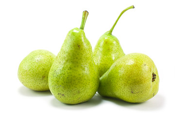 Image showing four pears