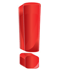 Image showing Red exclamation point