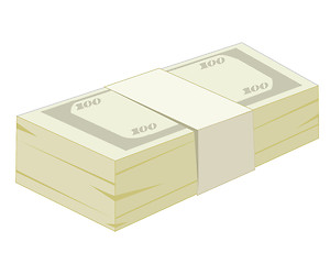 Image showing Pack of the money