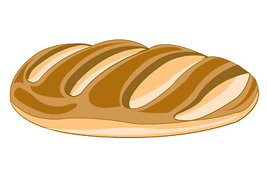 Image showing Long loaf of bread