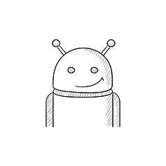 Image showing Android sketch icon.