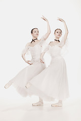 Image showing Romantic Beauty. Retro Style ballerinas