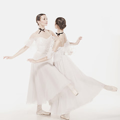 Image showing Romantic Beauty. Retro Style ballerinas