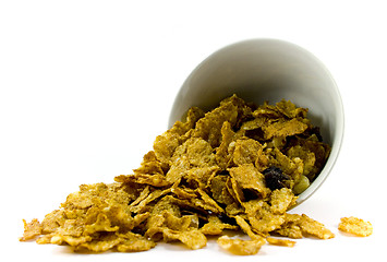 Image showing cornflakes from bowl